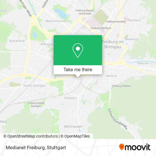 Карта Medianet Freiburg