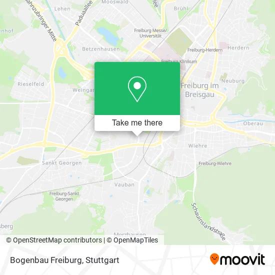 Карта Bogenbau Freiburg