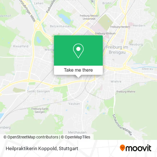 Карта Heilpraktikerin Koppold