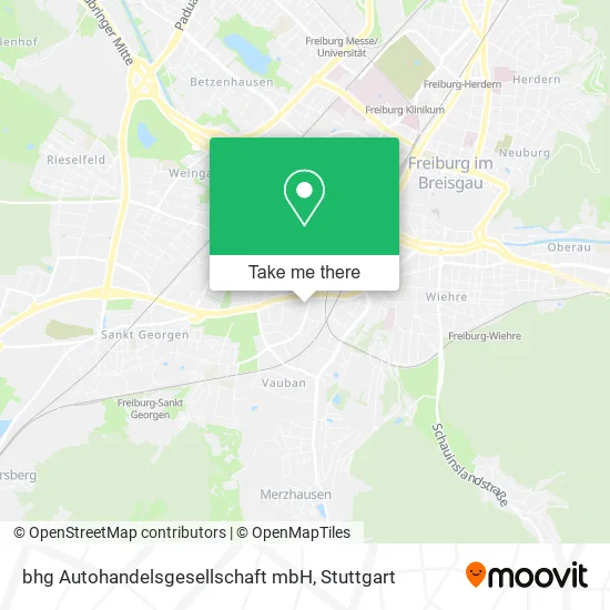 Карта bhg Autohandelsgesellschaft mbH