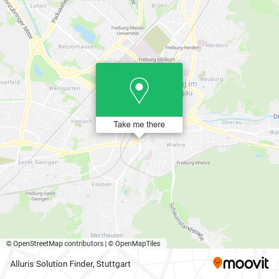 Alluris Solution Finder map