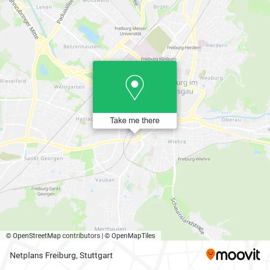 Карта Netplans Freiburg