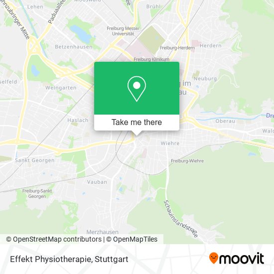 Карта Effekt Physiotherapie