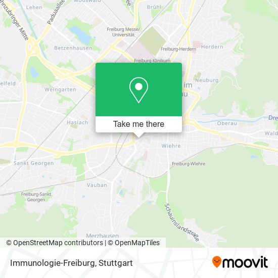 Immunologie-Freiburg map