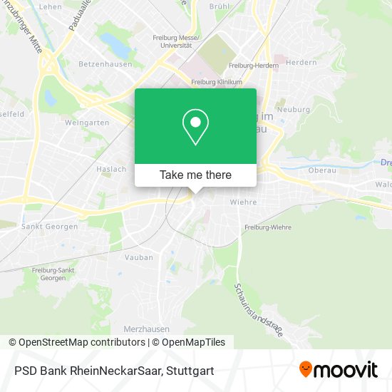 PSD Bank RheinNeckarSaar map
