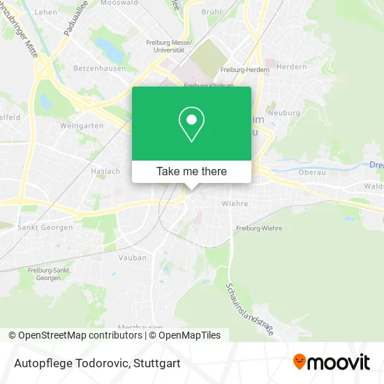 Карта Autopflege Todorovic