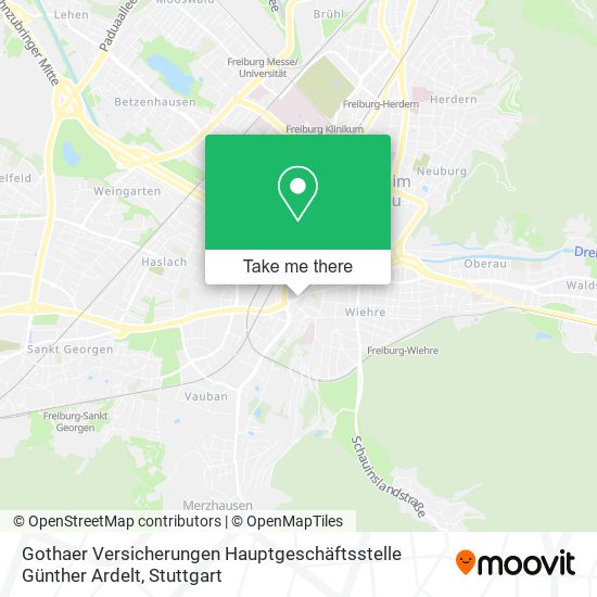 Gothaer Versicherungen Hauptgeschäftsstelle Günther Ardelt map