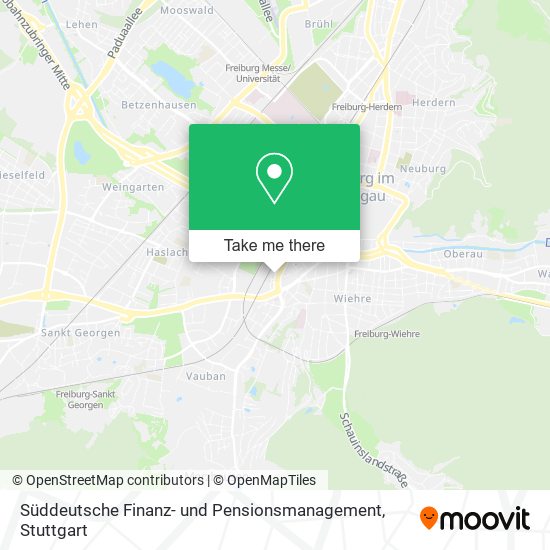Süddeutsche Finanz- und Pensionsmanagement map