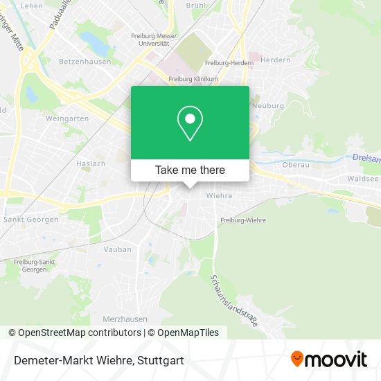 Demeter-Markt Wiehre map
