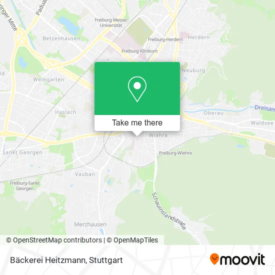 Карта Bäckerei Heitzmann