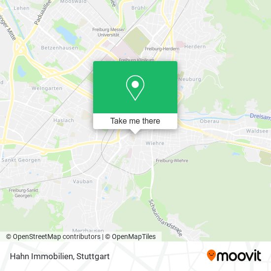 Hahn Immobilien map