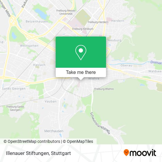 Illenauer Stiftungen map