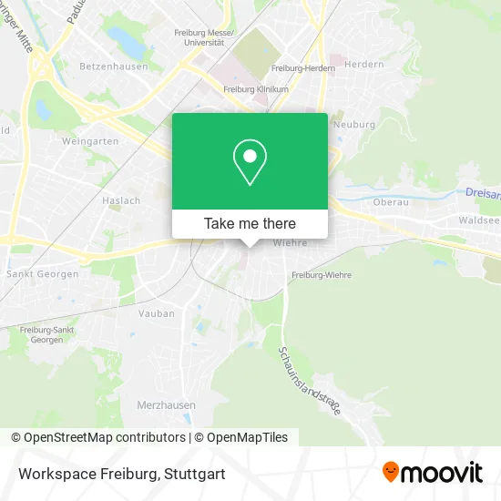Карта Workspace Freiburg