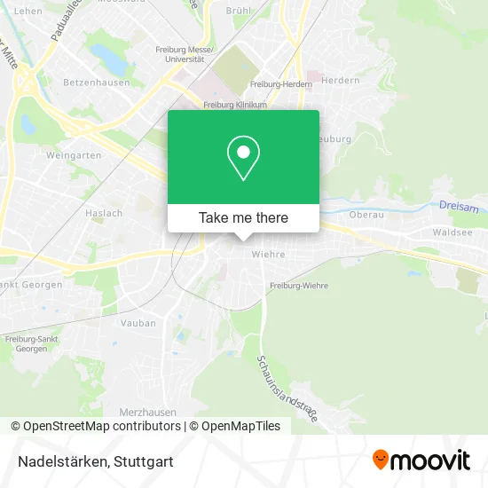 Карта Nadelstärken