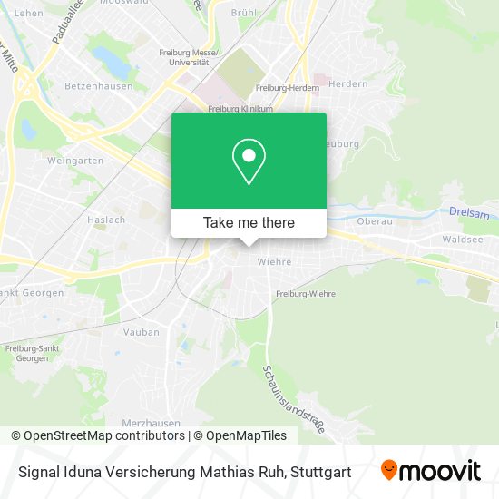 Signal Iduna Versicherung Mathias Ruh map