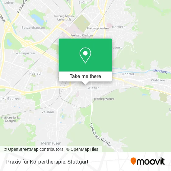 Карта Praxis für Körpertherapie