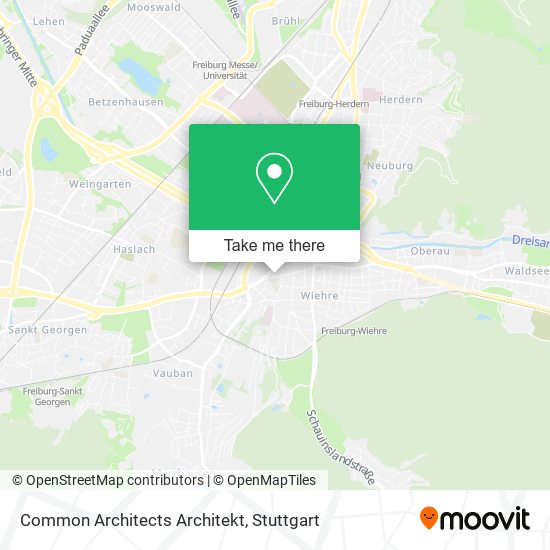 Common Architects Architekt map