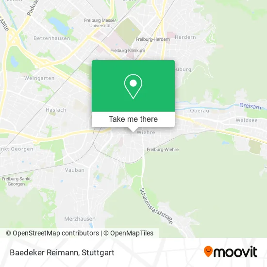 Карта Baedeker Reimann