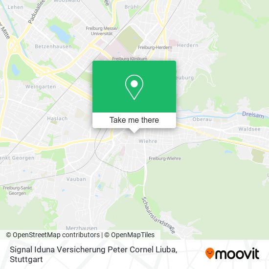 Signal Iduna Versicherung Peter Cornel Liuba map