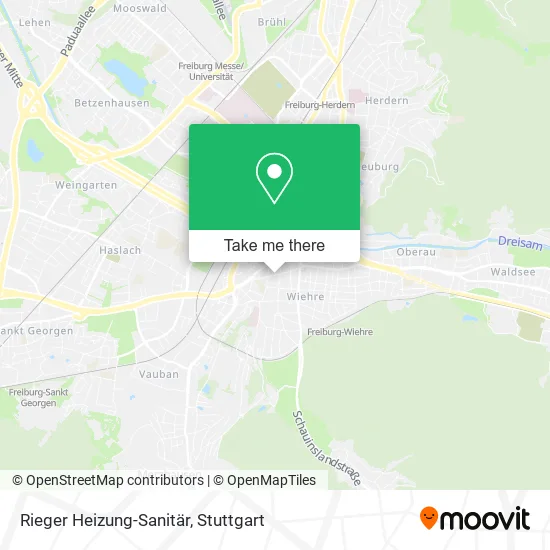 Карта Rieger Heizung-Sanitär