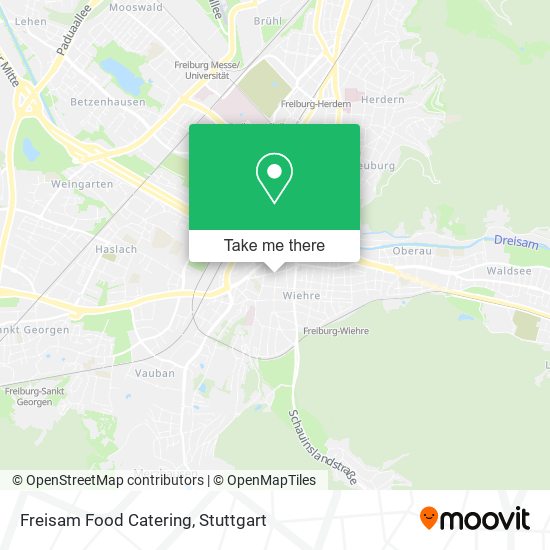 Freisam Food Catering map