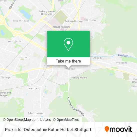 Карта Praxis für Osteopathie Katrin Herbel
