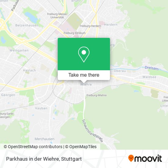Карта Parkhaus in der Wiehre