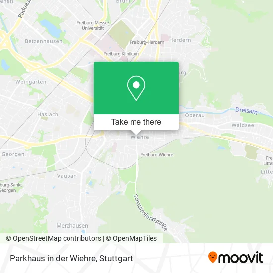 Карта Parkhaus in der Wiehre