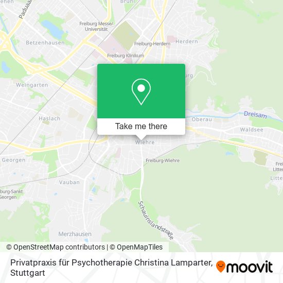 Privatpraxis für Psychotherapie Christina Lamparter map