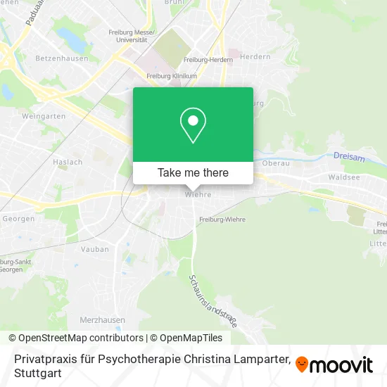 Карта Privatpraxis für Psychotherapie Christina Lamparter