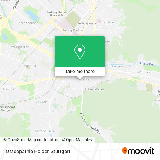 Карта Osteopathie Holder