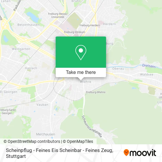 Карта Scheinpflug - Feines Eis Scheinbar - Feines Zeug