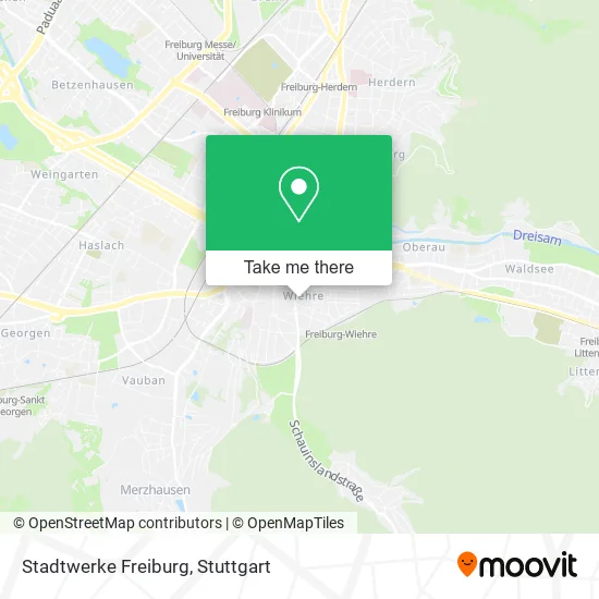Карта Stadtwerke Freiburg