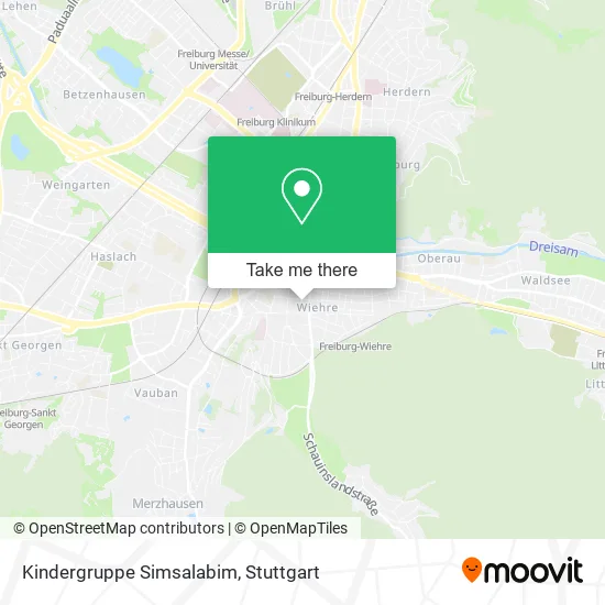 Карта Kindergruppe Simsalabim