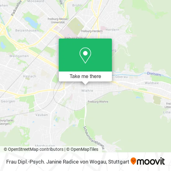 Карта Frau Dipl.-Psych. Janine Radice von Wogau