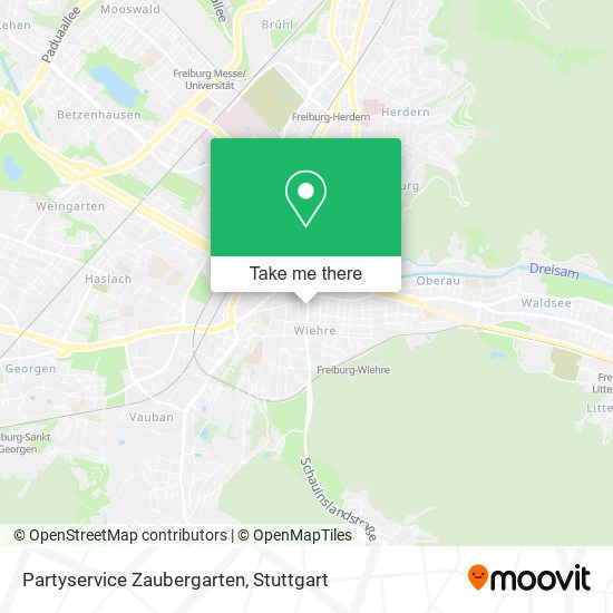 Карта Partyservice Zaubergarten