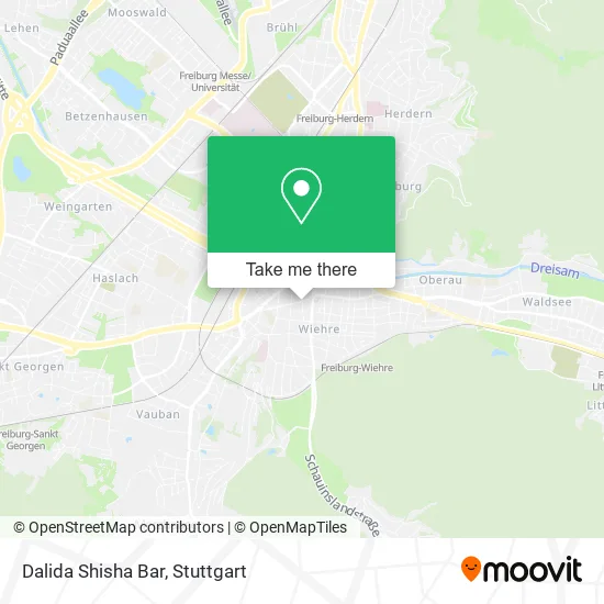 Карта Dalida Shisha Bar
