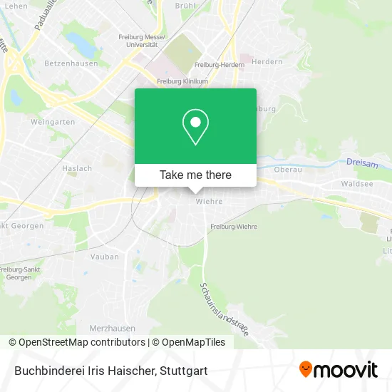 Карта Buchbinderei Iris Haischer