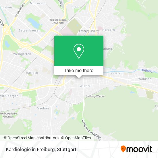 Kardiologie in Freiburg map