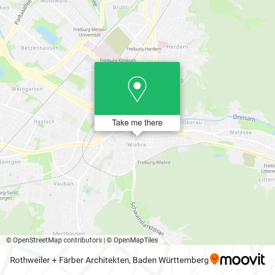 Карта Rothweiler + Färber Architekten