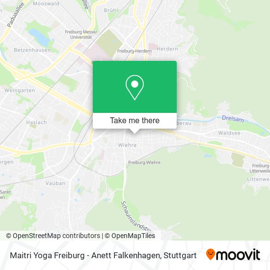 Maitri Yoga Freiburg - Anett Falkenhagen map