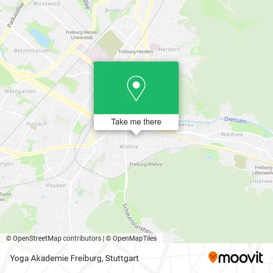 Карта Yoga Akademie Freiburg