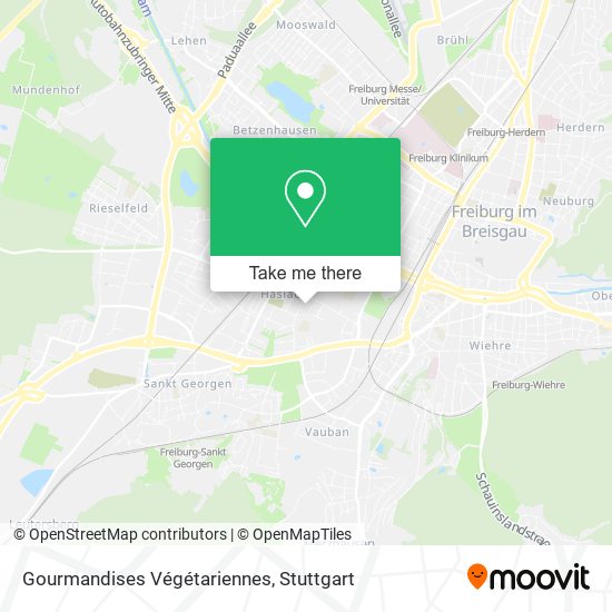 Gourmandises Végétariennes map
