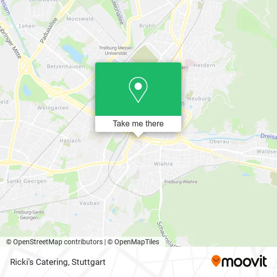 Карта Ricki's Catering