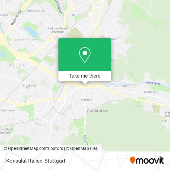 Konsulat Italien map