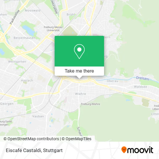 Карта Eiscafé Castaldi