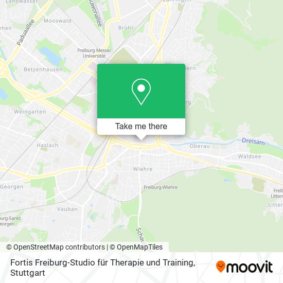 Карта Fortis Freiburg-Studio für Therapie und Training