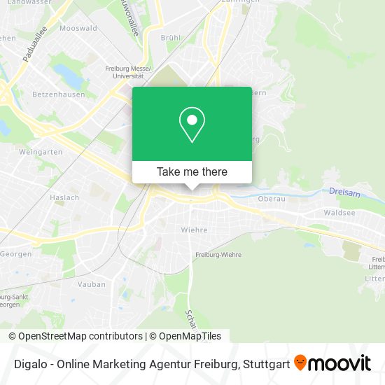Digalo - Online Marketing Agentur Freiburg map