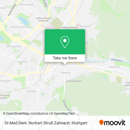 Dr.Med.Dent. Norbert Struß Zahnarzt map