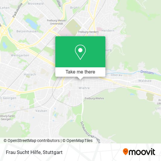 Карта Frau Sucht Hilfe